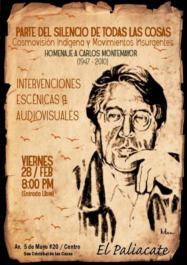 Viernes 28 de Febrero  8:00 pm   San Cristobal de las Casas, Chiapas.