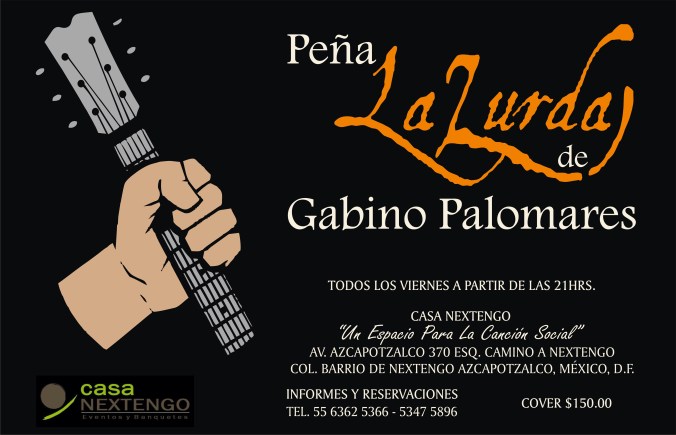 cartel  Final Peña Zurda